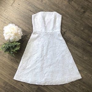 Lilly Pulitzer Sienna Strapless White Dress